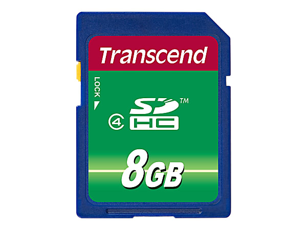 Transcend 8 GB Class 4 SDHC - Lifetime Warranty