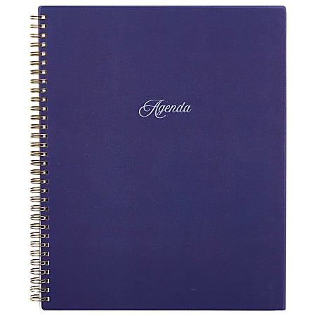 Organized by Happy Planner 12-Month Monthly/Weekly Big Twin Loop Planner, 8-1/2" x 11", Cottage Blues, July 2026 - June 2027, Total Qty 1