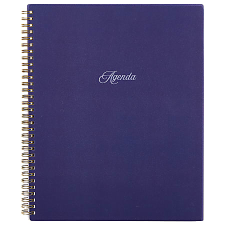 Organized by Happy Planner 12-Month Monthly/Weekly Big Twin Loop Planner, 8-1/2" x 11", Cottage Blues, July 2026 - June 2027, Total Qty 1