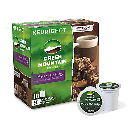 Green Mountain Coffee® Mocha Nut Fudge Single-Serve K-Cup®, 4 Oz, Carton Of 18