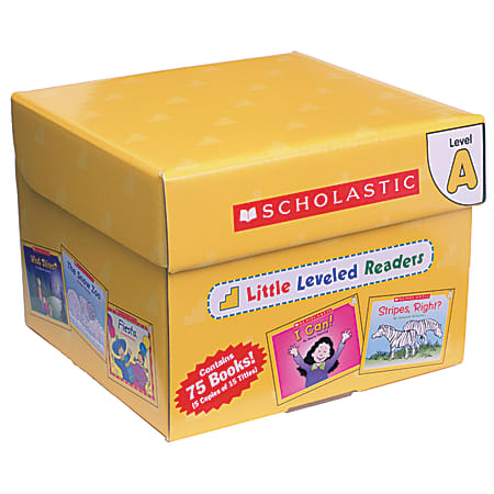 Scholastic Little Leveled Readers Book: Level A Box Set, 5 Copies of 15 Titles