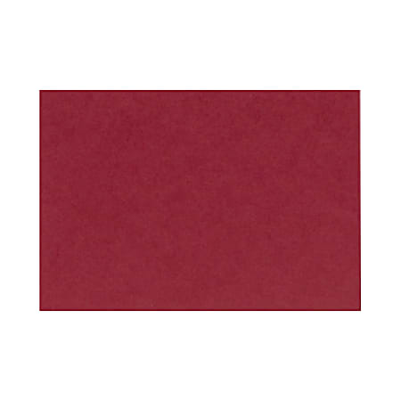 LUX Flat Cards, A7, 5 1/8" x 7", Garnet Red, Pack Of 1,000