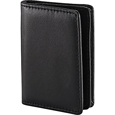 Samsonite Leather Business Card Holder 4 116 x 3 x 12 Black