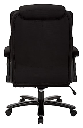 Office Star Pro Line II Fabric High Back Big And Tall Chair With Arms Black Office Depot