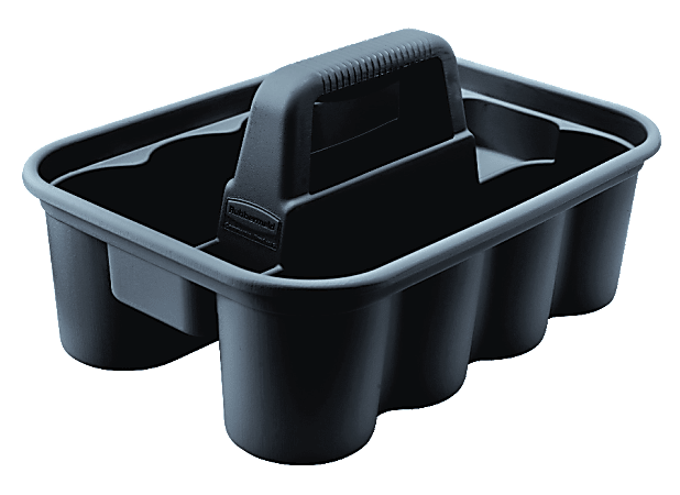 Rubbermaid® Commercial Deluxe Carry Caddy, Black