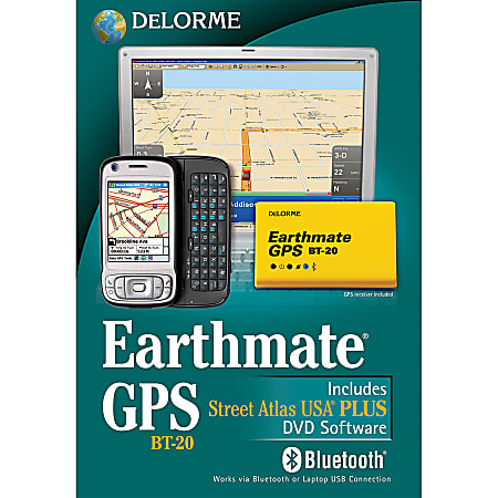 DeLorme Earthmate® GPS BT-20 2009, Traditional Disc