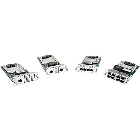 Cisco 8 port Multi-flex Trunk Voice/Clear-channel Data T1/E1 Module - For Voice, Wide Area Network - 8 x T1/E1 NetworkEthernet - T1/E1