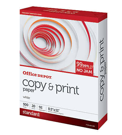 Epson Bright Pro Multi Use Printer Copier Paper Letter Size 8 12 x 11 Ream  Of 500 Sheets 96 U.S. Brightness White - Office Depot