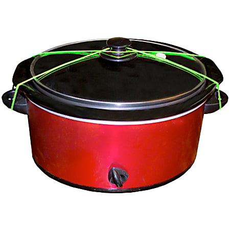 Rubber Bands Keep Your Crock Pot in Tact