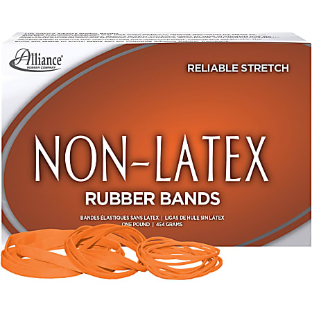 Orange Heavy-Duty Rubber Bands | Pack of 10 Premium Non-Latex Rubberbands  (Size # 64-3 1/2 x 1/4) Big Thick XL Secure Bundle Office Home RC Camp