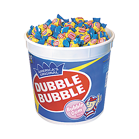 Dubble Bubble Gum 3.93 Lb Tub - Office Depot