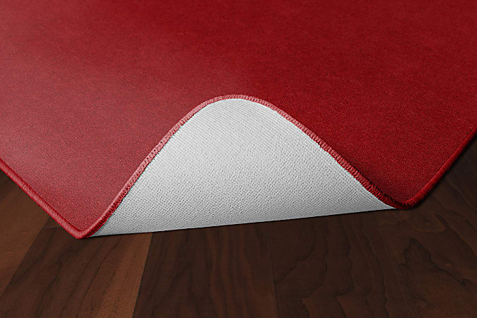 Flagship Carpets Americolors Rug, Square, 12' x 12', Rowdy Red