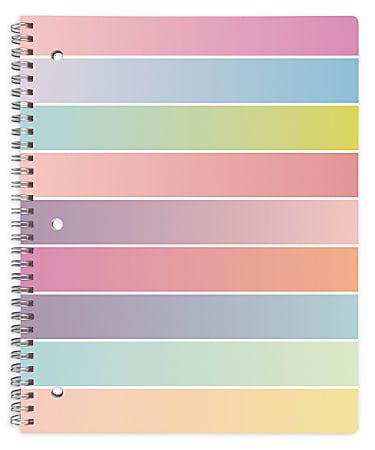 Office Depot® Brand Fashion Notebook, 8-1/2" x 10-1/2", Wide Ruled, 160 Pages (80 Sheets), Dreamland