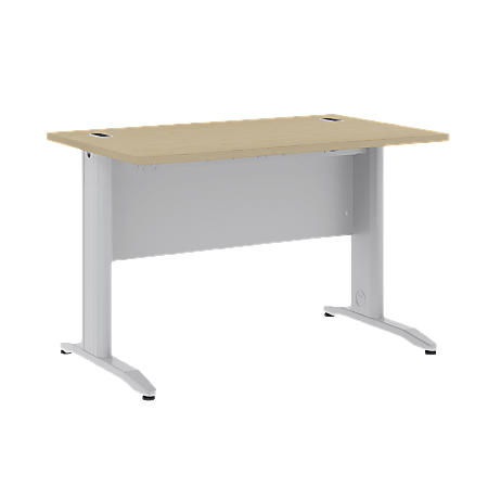 BBF Sector 48" x 30" Rectangular Desk, 30"H x 47 1/2"W x 29 1/2"D, Natural Maple, Standard Delivery Service