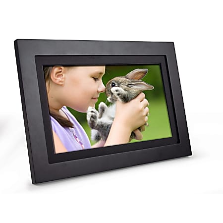 Simply Smart Home PhotoShare Friends and Family Smart Frame 14" Black - 14" Digital Frame - Black - Wireless - Automatic Orientation Detection - Built-in 8 GB - Built-in Speaker - USB - Wireless LAN - Wall Mountable, Desktop