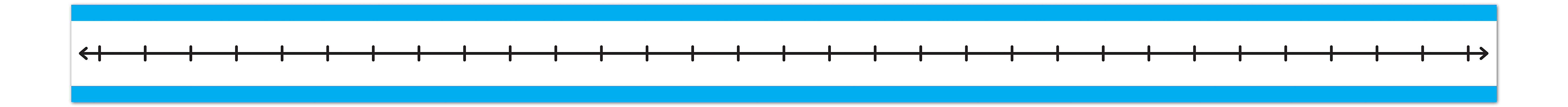 Carson-Dellosa Blank Student Number Lines, 1 1/2'' x 22'', Multicolor, Grades K - 3, Pack Of 30