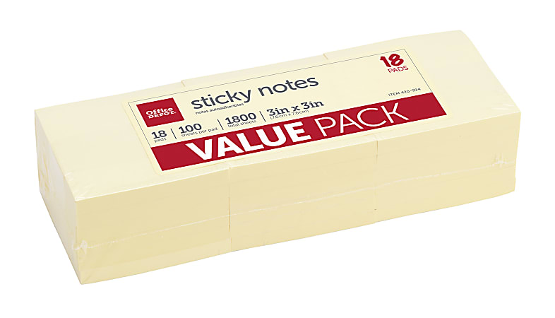 Pack de 24 Notes Sticky Notes, 12 Couleurs Autocollants Notes, Blocs de  Notes de Bureau, 50 x 38 mm, 200 Feuilles par Couleur : :  Fournitures de bureau