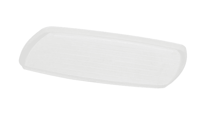 Medline Bedside Service Trays, 6" x 10", Translucent, Pack Of 100