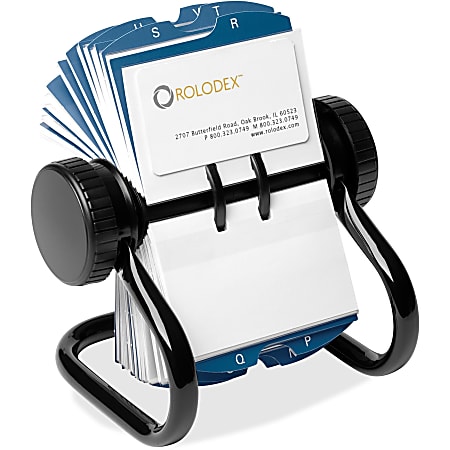 Rolodex Rotary A-Z Index Business Card Files -