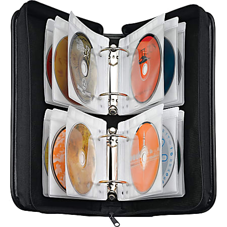 Case Logic® Nylon CD/DVD Binder, Black