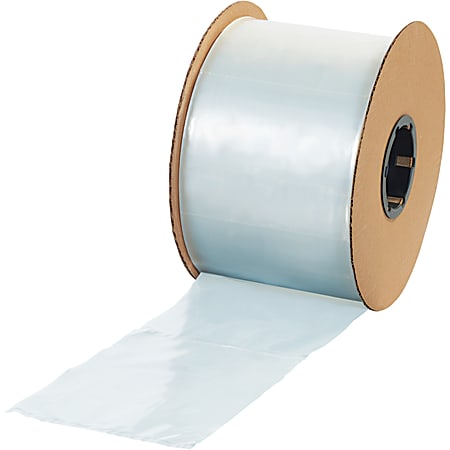 Office Depot® Brand 2 Mil Poly Bags on a Roll, 7" x 8", Clear, Roll Of 1500