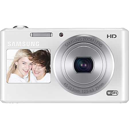 Samsung DV150F 16.2 Megapixel Compact Camera - White