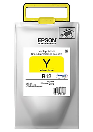 Epson® R12 DuraBrite® Ultra Yellow Ink Cartridge, TR12420