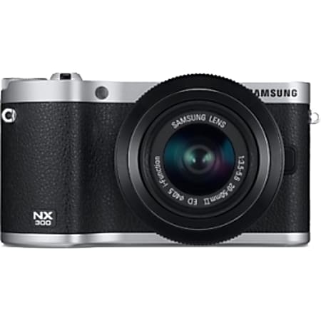 Samsung NX300 20.3 Megapixel Mirrorless Camera (Body with Lens Kit) - 20 mm - 50 mm - Black