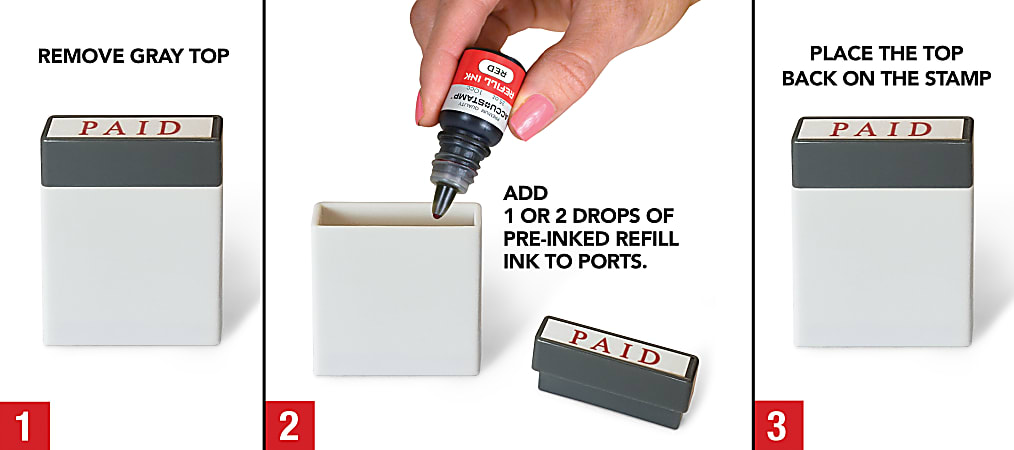 Self-Inking Stamp Refill - Check Depot