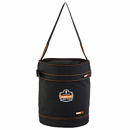 Ergodyne Arsenal 5975T Nylon Hoist Bucket With Top, 15" x 12-1/2", Black