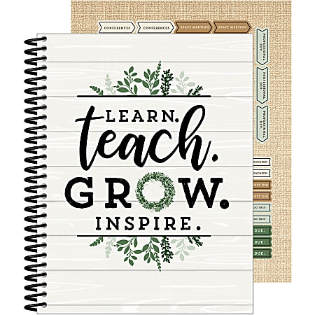 Carson Dellosa Education Teacher Planner, Farmhouse