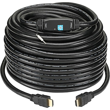 KanexPro HDMI AUdio/Video Cable with Ethernet - 75 ft HDMI A/V Cable for Audio/Video Device - First End: 1 x HDMI Type A Digital Audio/Video - Male - Second End: 1 x HDMI Type A Digital Audio/Video - Male - Shielding
