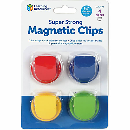 Learning Resources Super Strong Magnetic Clips Set - 1.5 Learning Resources Super Strong Magnetic Clips Set - 1.5