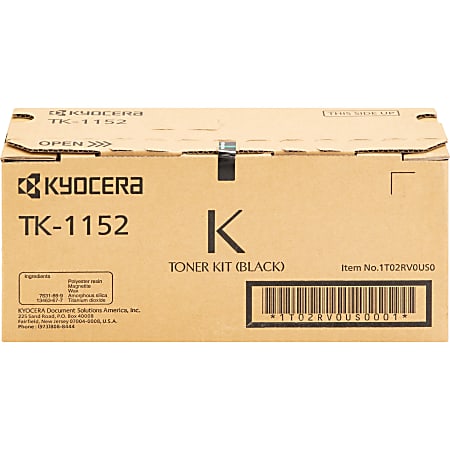 【日本限定モデル】 original Black 1152 TK Kyocera toner ECOSYS for cartridge プリンター・複合機