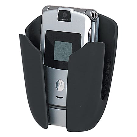 Fellowes® Partitions Additions™ 97% Recycled Phone/MP3 Holster, Dark Graphite