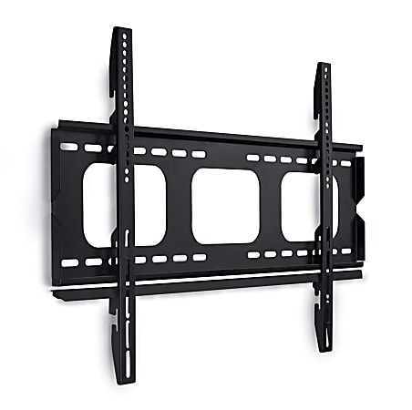 Mount-It! Locking Wall Mount For 32 - 60" TVs, 9.5"H x 35"W x 1.9"D, Black