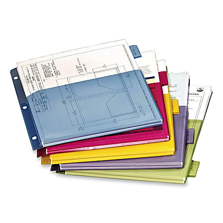 Cardinal Expanding Pocket Divider - 5x Divider(s) - 5 Tab(s)/Set - 9.8" Dividerx 11.50" Divider - Letter - 84012