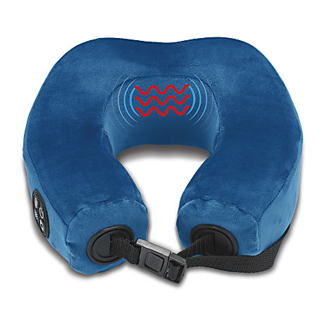 Conair ConairCare® HeatShiatsu NM25F Neck Rest Massager, 3”H x 12”W x 12”D, Blue
