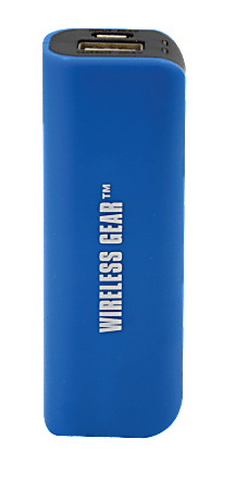 Wireless Gear™ 1,800 mAh Portable Power Bank For Smartphones, Blue, G0367