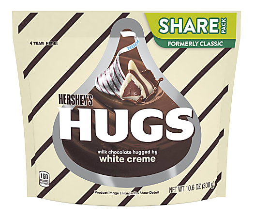 Hershey&#x27;s® HUGS Candy, 10.6 Oz Bag, Pack Of