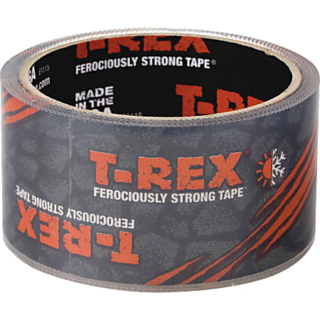 T-Rex Ferociously Strong and Clear 1 in. x 90 in. Adhesive Mounting Tape 