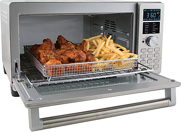 NuWave 20801 Bravo XL Air Fryer Toaster Oven Silver Office Depot