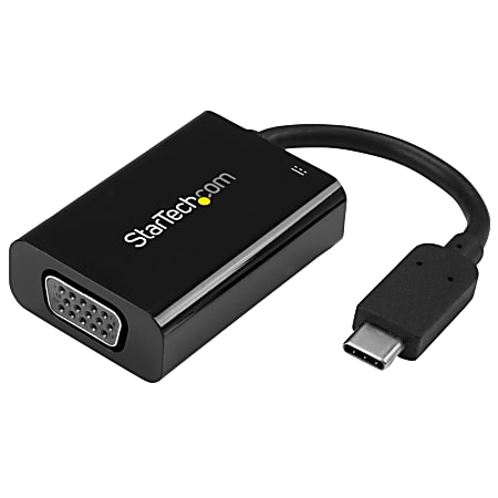 StarTech.com USB-C to VGA Adapter - 60 W