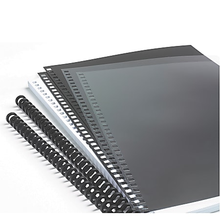 Presentation Binder 3/4- w/ Window and Smooth Spine Black