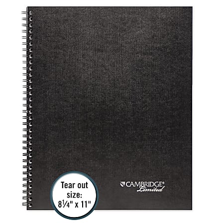 Cambridge Limited 30percent Recycled Business Notebook 8 12 x 11 1