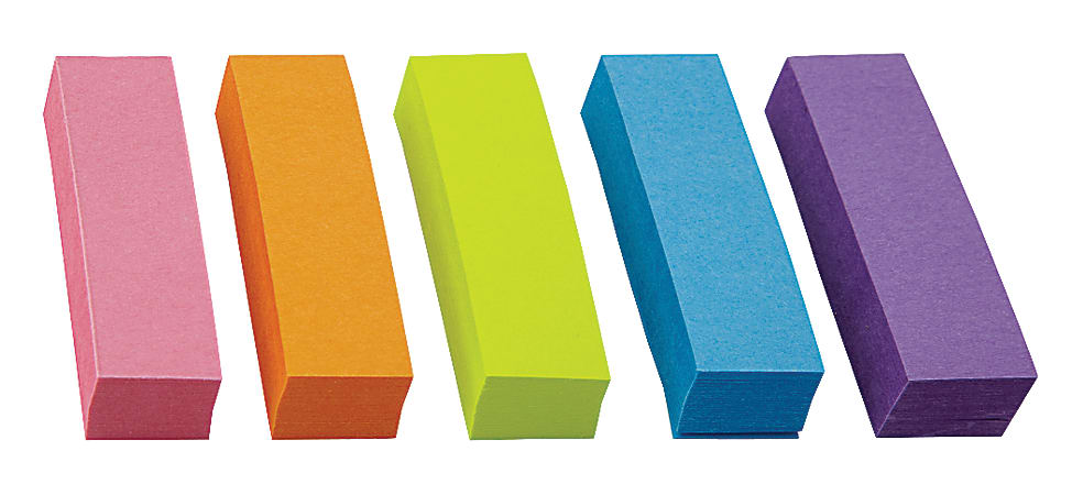 Office Depot Brand Page Markers 12 x 1 34 Assorted Bold