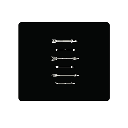 OTM Essentials Mouse Pad, Shooting Arrows, 10" x 9.13", Black, PV1BM-HIP-19