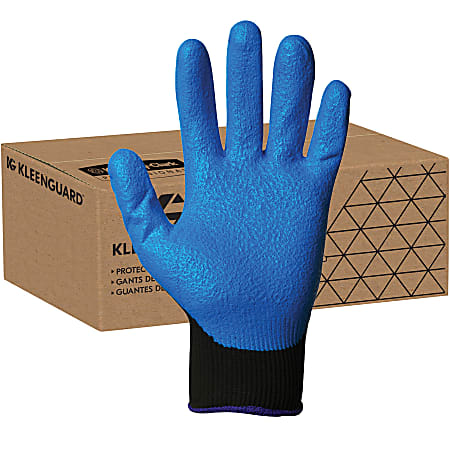 Kleenguard G40 Foam Nitrile Coated Gloves Nitrile Coating 7 Size Number  Small Size Blue Black Washable Silicone free For Multipurpose Assembling  Metal Handling Glass Handling Wood Handling AutomobileAviation Industry 24  Pack - Office Depot