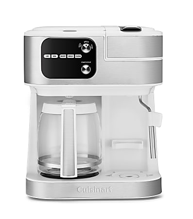 Cuisinart 4-In-1 Barista 12-Cup Programmable Coffee Maker, White
