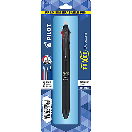 Pilot Frixion Erasable Gel Ink Rollerball Pen Refill Fine 0.7mm Blue Box 3